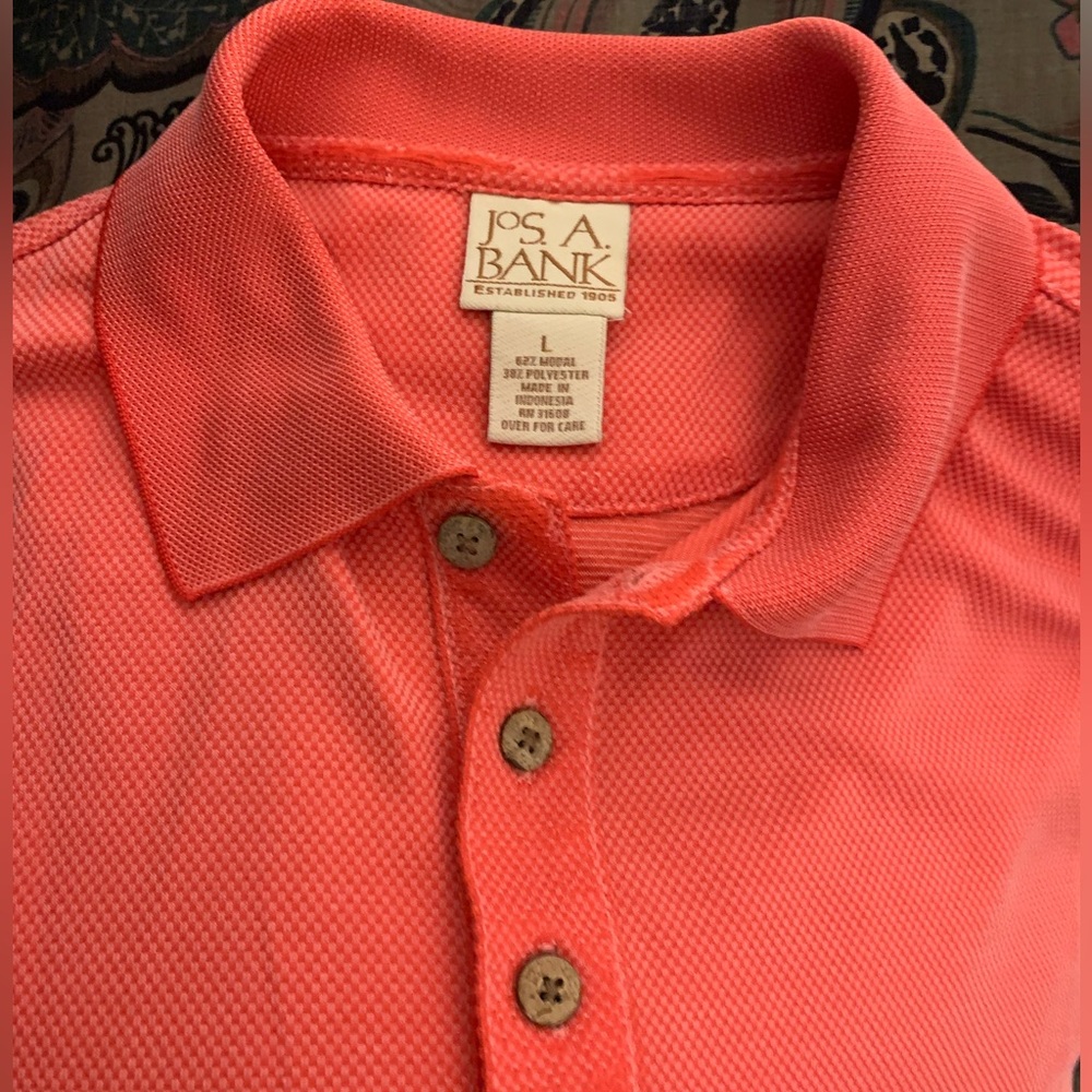 JOS A BANK SS Modal/Polyester 3 Button Polo